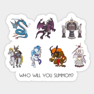 Final Fantasy Summons Sticker